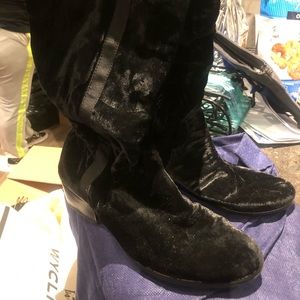 Velvet boots *make me an offer*